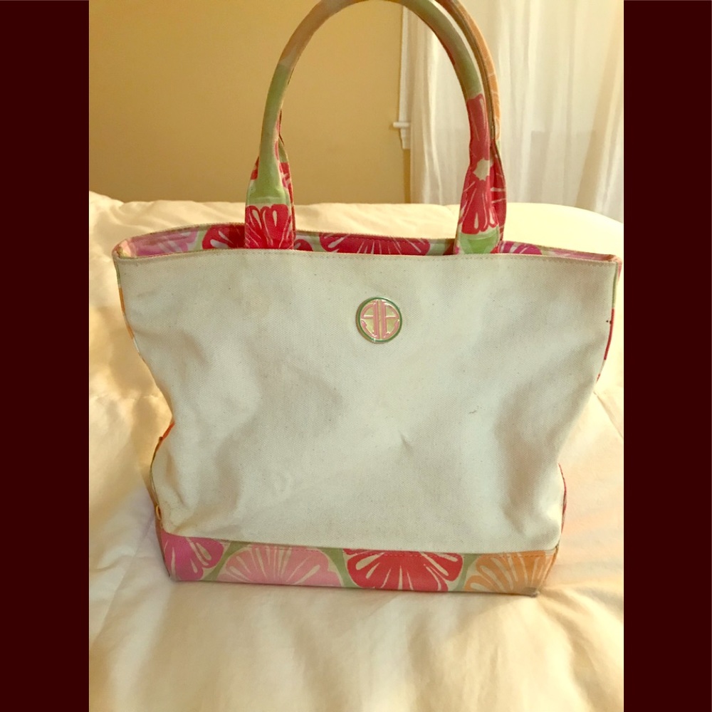 Lily Pulitzer canvas purse